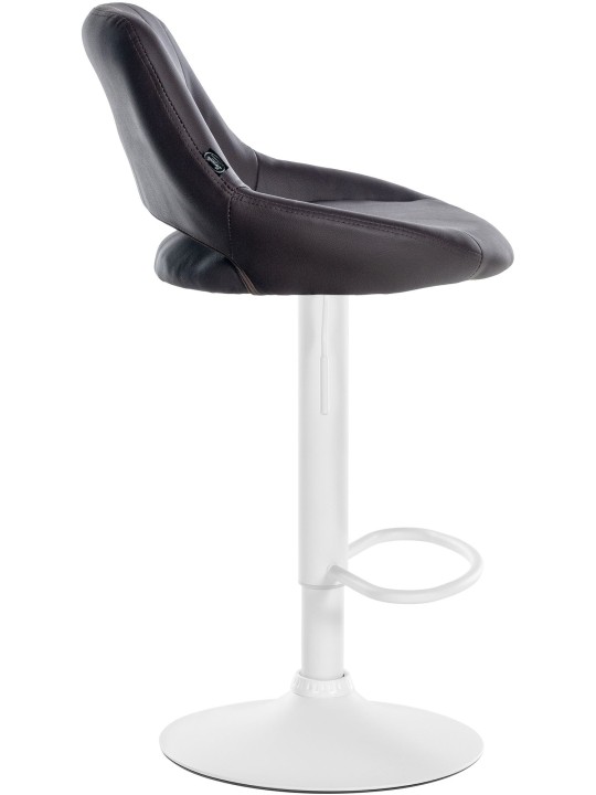 Set van 2 barkrukken Milet kunstleer W, bruin