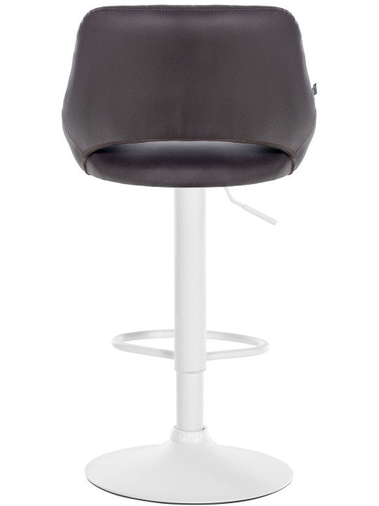 Set van 2 barkrukken Milet kunstleer W, bruin