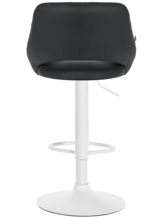 Set van 2 barkrukken Milet kunstleer W, zwart