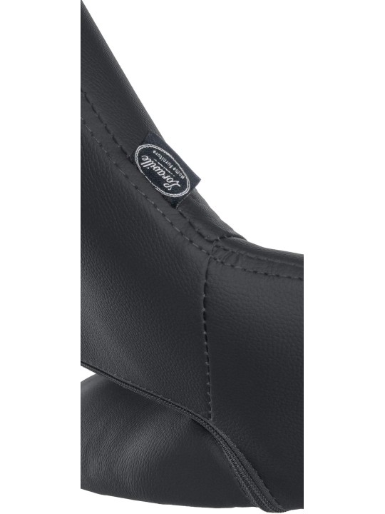 Set van 2 barkrukken Milet kunstleer W, zwart