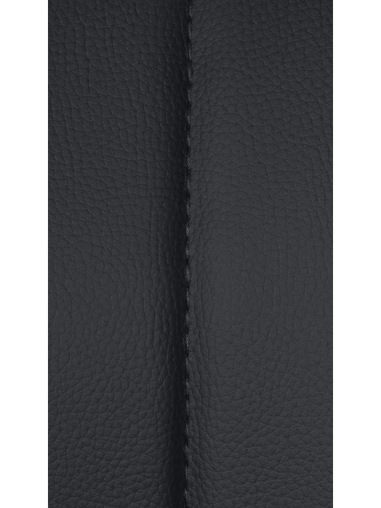 Set van 2 barkrukken Milet kunstleer W, zwart