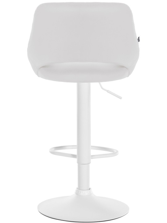 Set van 2 barkrukken Milet kunstleer W, wit