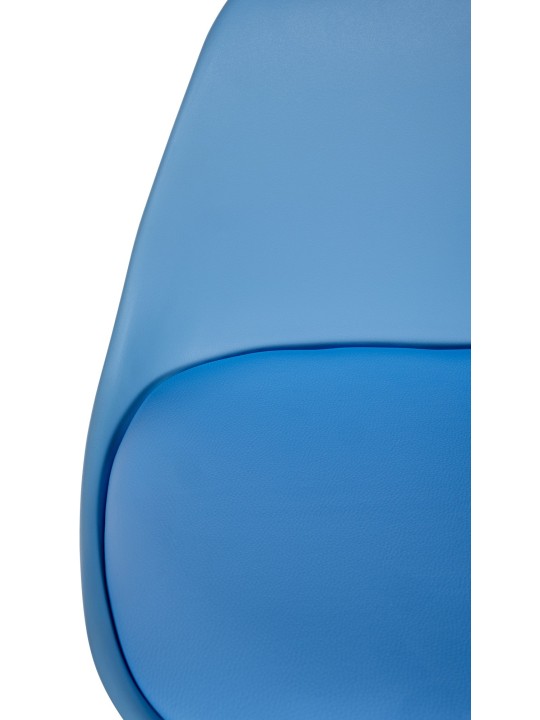 Barkruk Corbin kunstleer Vierkant, blauw Barkruk Corbin kunstleer Vierkant, blauw