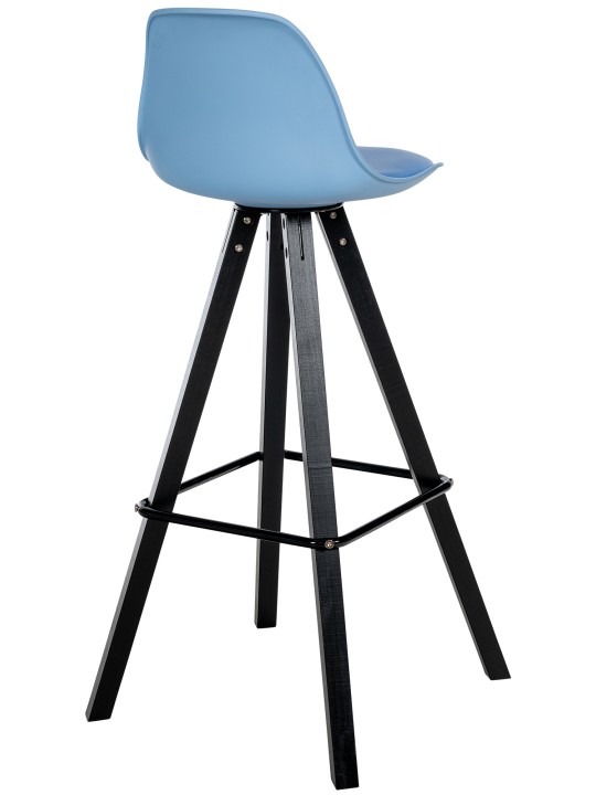 Barkruk Corbin kunstleer Vierkant, blauw Barkruk Corbin kunstleer Vierkant, blauw