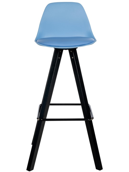 Barkruk Corbin kunstleer Vierkant, blauw Barkruk Corbin kunstleer Vierkant, blauw