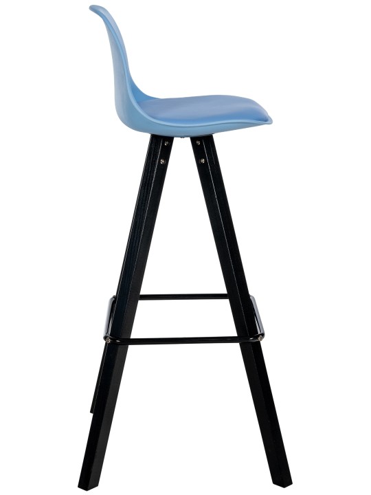 Barkruk Corbin kunstleer Vierkant, blauw Barkruk Corbin kunstleer Vierkant, blauw