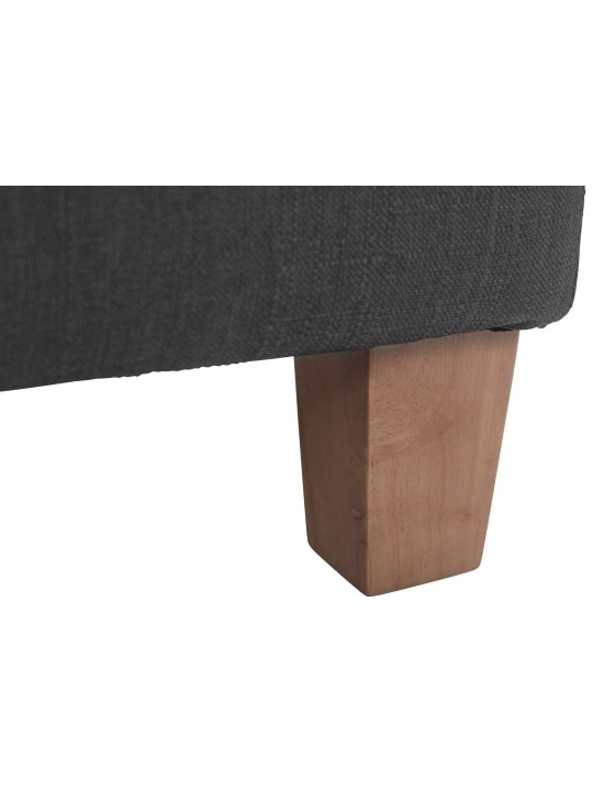 Farao kruk, antiek licht, donkergrijs Farao kruk, antiek licht, donkergrijs