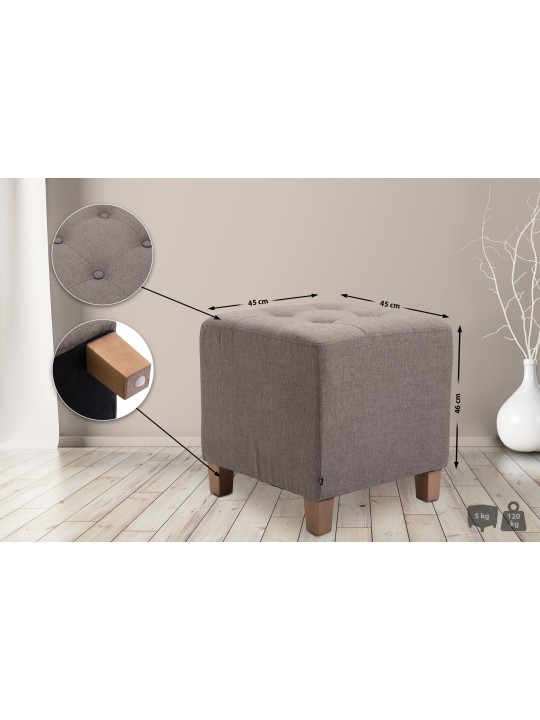 Farao kruk, antiek licht, taupe