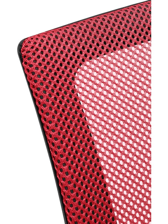 Eureka bezoekersstoel, rood