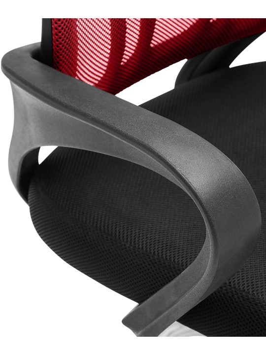 Eureka bezoekersstoel, rood