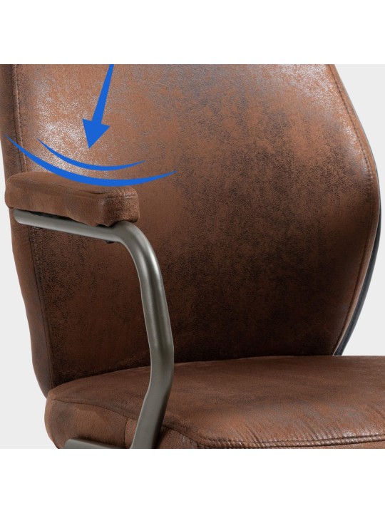 Bureaustoel Pocatello, cognac