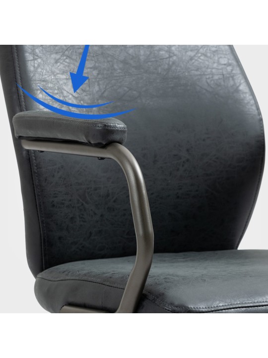 Bureaustoel Pocatello, antiek zwart