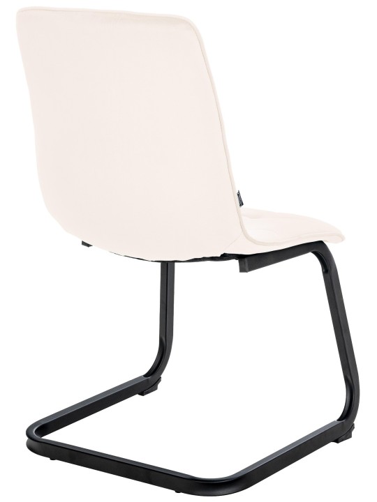 Set van 2 eetkamerstoelen Vermont fluweel, crème Set van 2 eetkamerstoelen Vermont fluweel, crème