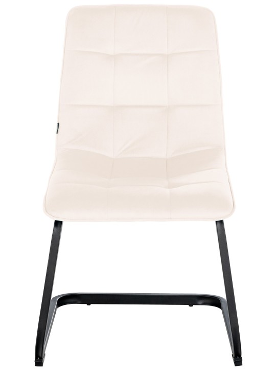 Set van 2 eetkamerstoelen Vermont fluweel, crème Set van 2 eetkamerstoelen Vermont fluweel, crème