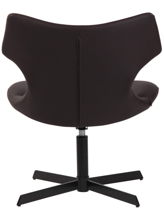 Ligstoel Welland kunstleer, bruin