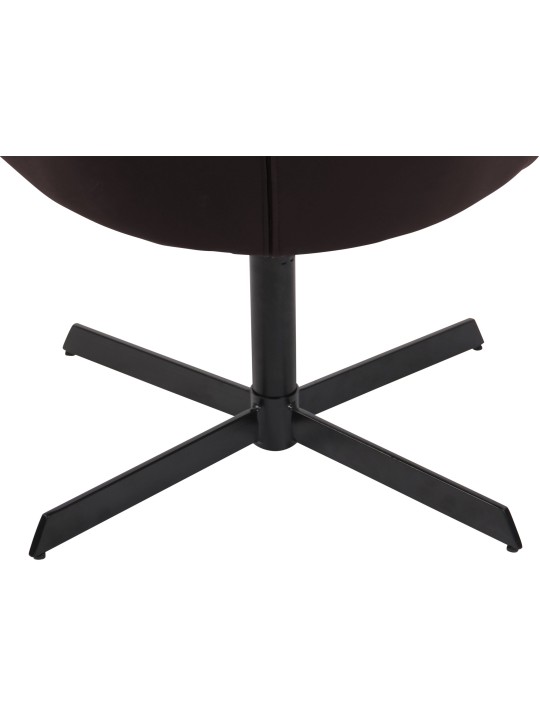 Ligstoel Welland kunstleer, bruin