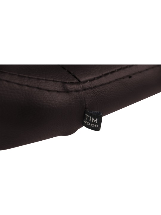 Ligstoel Welland kunstleer, bruin