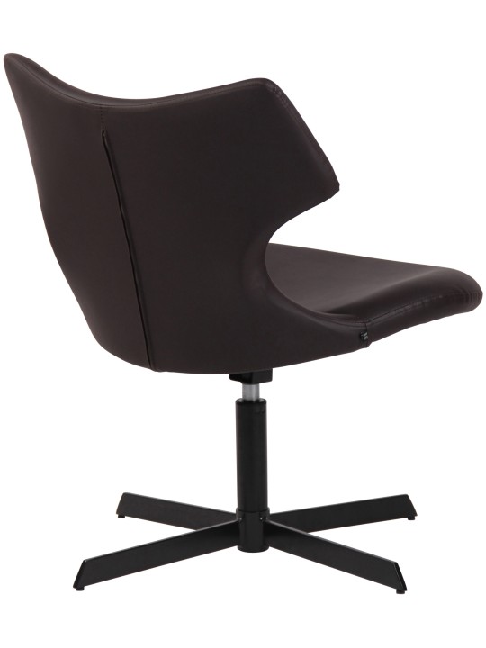 Ligstoel Welland kunstleer, bruin