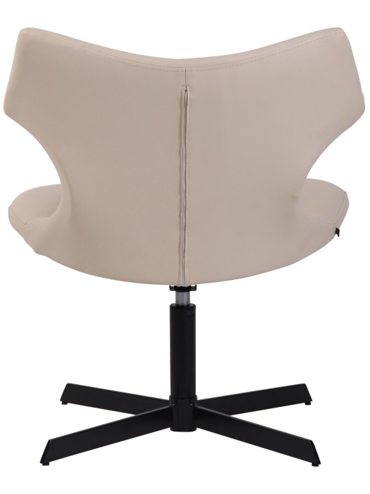 Ligstoel Welland kunstleer, crème