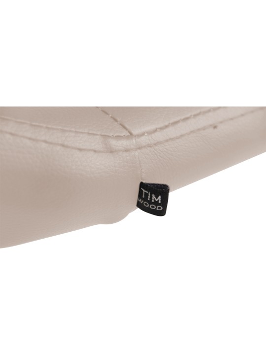 Ligstoel Welland kunstleer, crème