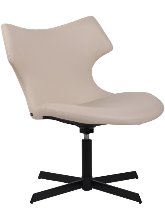 Ligstoel Welland kunstleer, crème