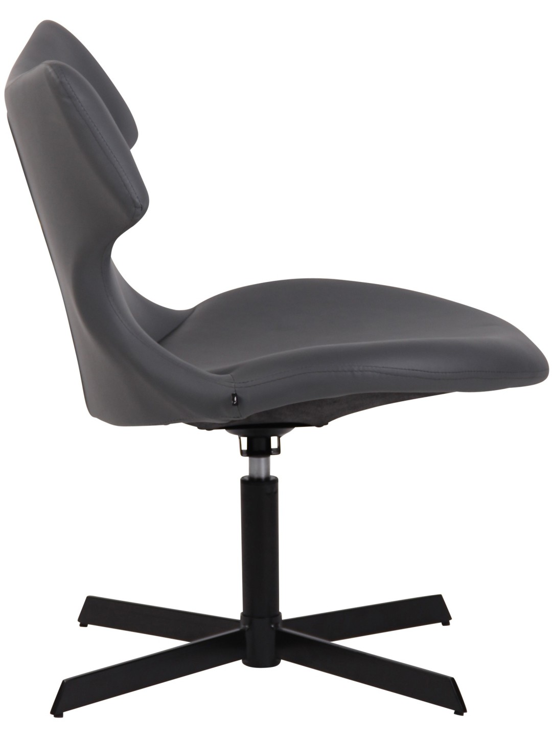 Ligstoel Welland kunstleer, grijs