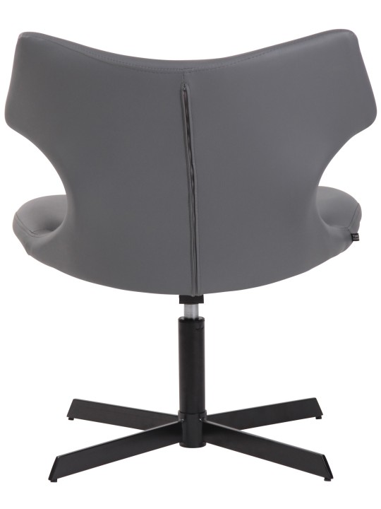 Ligstoel Welland kunstleer, grijs