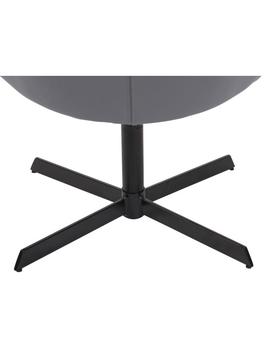 Ligstoel Welland kunstleer, grijs