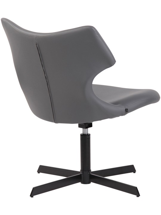 Ligstoel Welland kunstleer, grijs