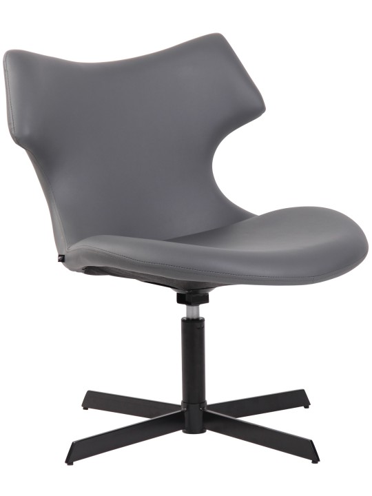 Ligstoel Welland kunstleer, grijs