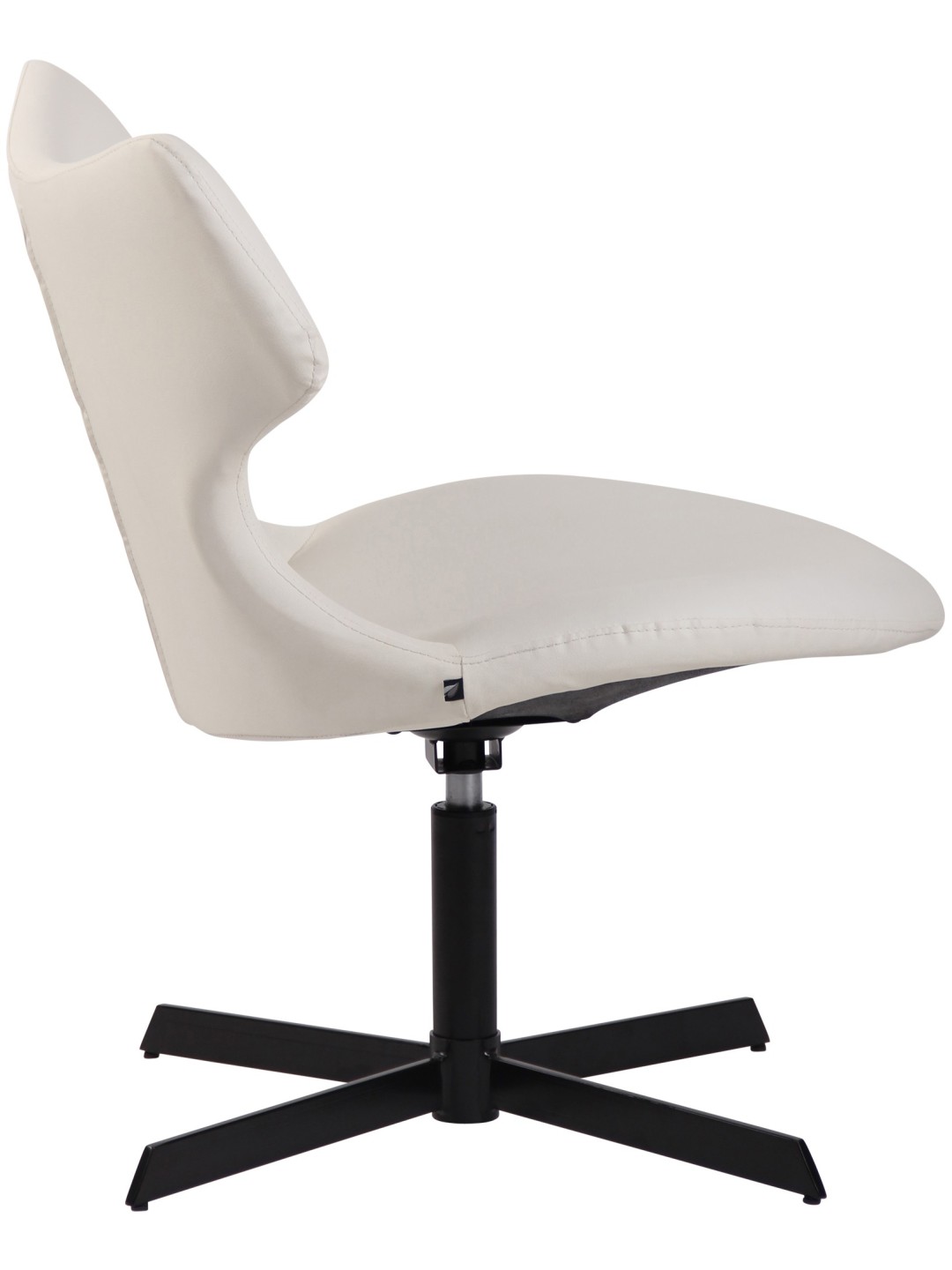 Ligstoel Welland kunstleer, wit