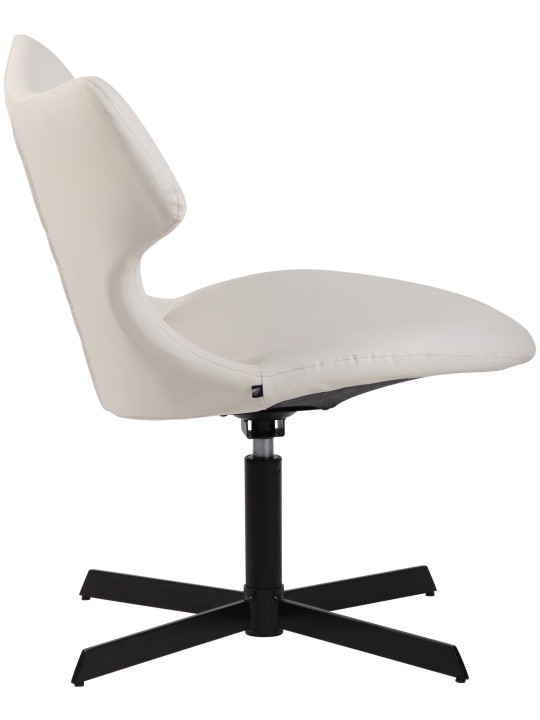 Ligstoel Welland kunstleer, wit