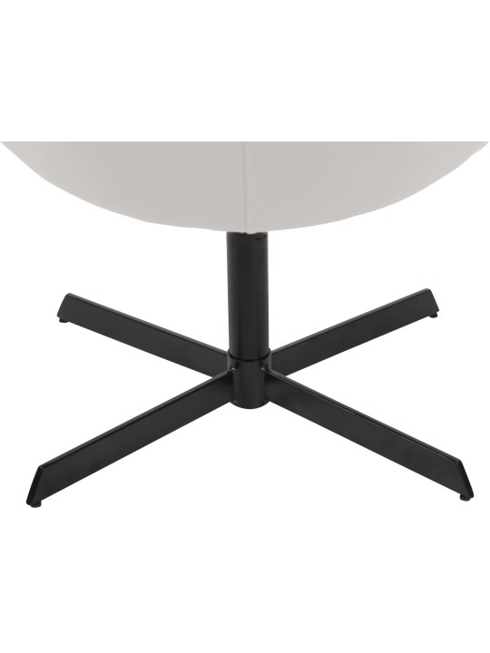 Ligstoel Welland kunstleer, wit