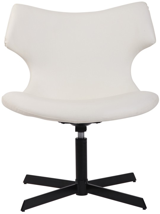 Ligstoel Welland kunstleer, wit