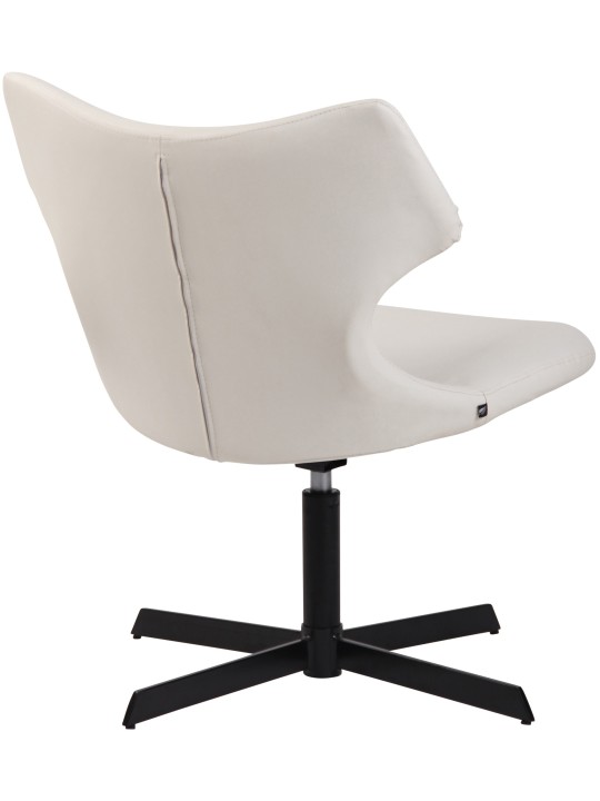 Ligstoel Welland kunstleer, wit