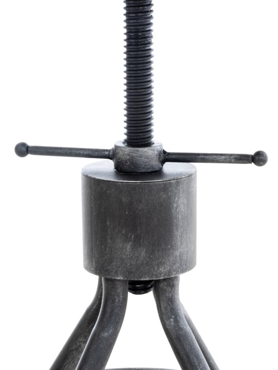 Set van 2 barkrukken Hanam, antiek zilver