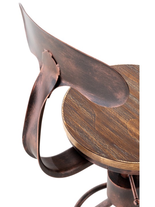 Set van 2 barkrukken Hanam, brons