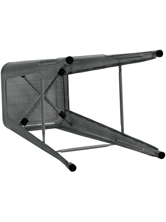 Set van 4 barkrukken Fletcher, grijs