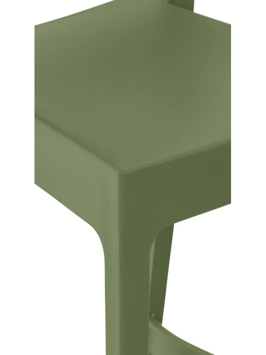 Set van 2 barkrukken Maya, olijfgroen