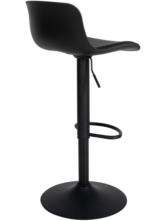 Set van 2 barkrukken Almada kunstleer, zwart