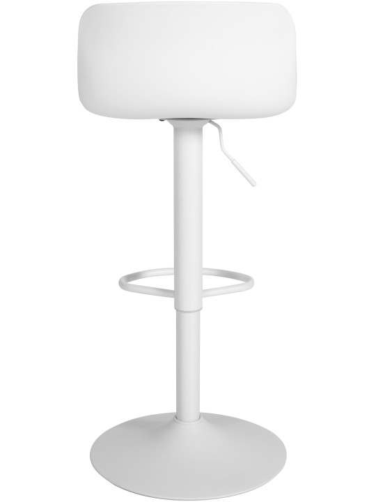 Set van 2 barkrukken Almada kunstleer, wit