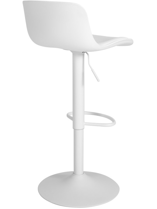 Set van 2 barkrukken Almada kunstleer, wit