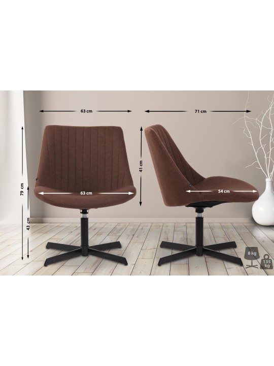 Ligstoel Granby, bruin Ligstoel Granby, bruin