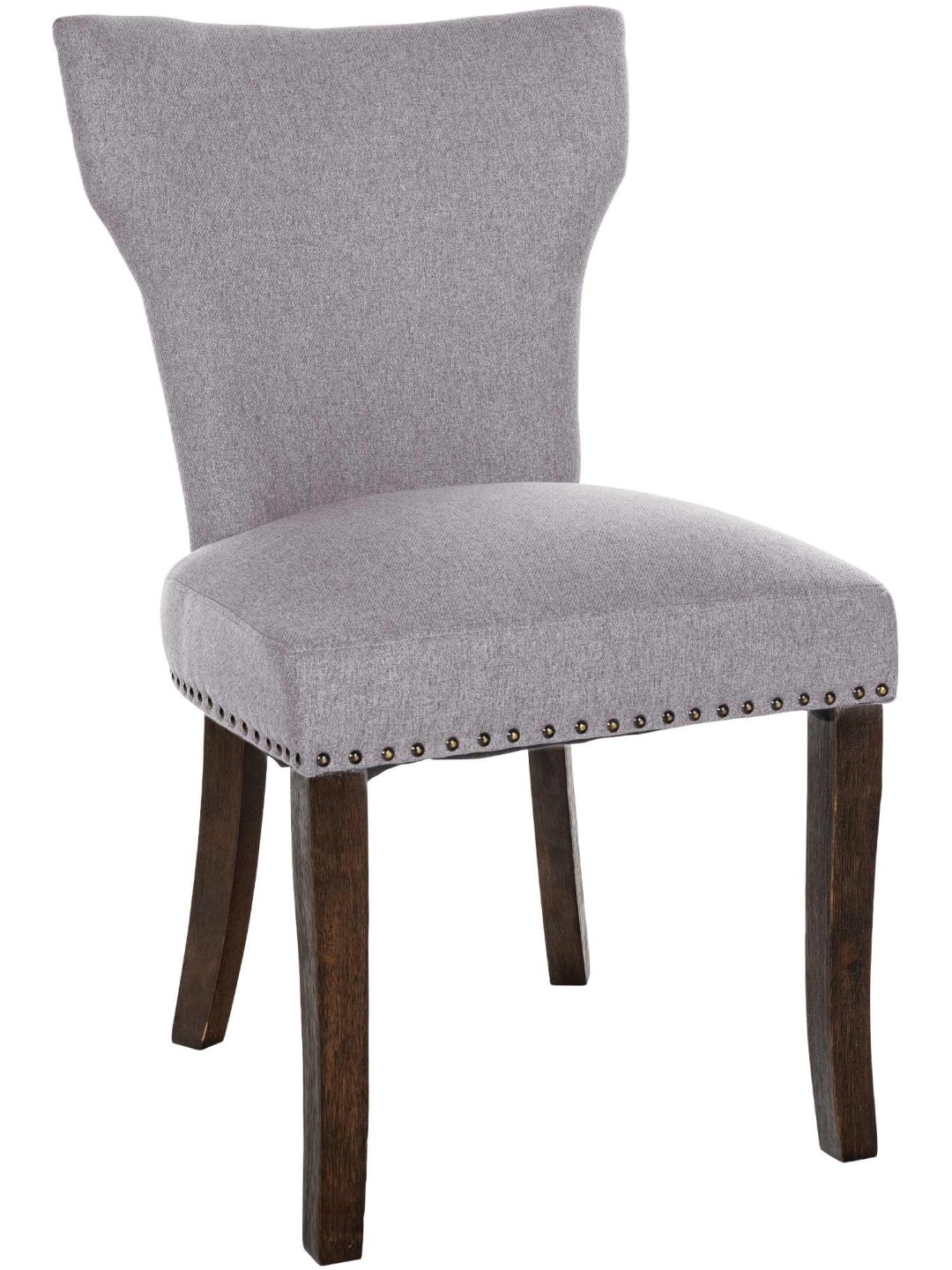 Eetkamerstoel Zadar stof antiek-donker, grijs