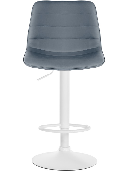 Set van 2 barkrukken Lex kunstleer W, grijs