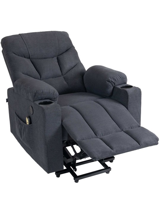 Fauteuil Andover stof, donkergrijs