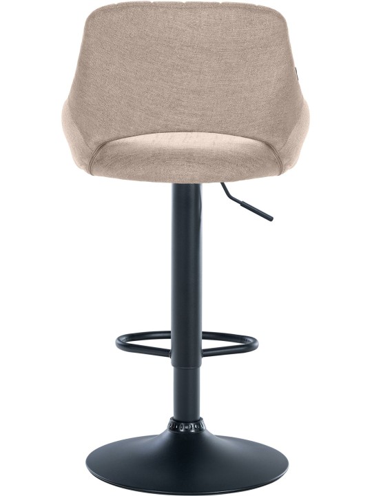 Barkruk Milet stof, taupe