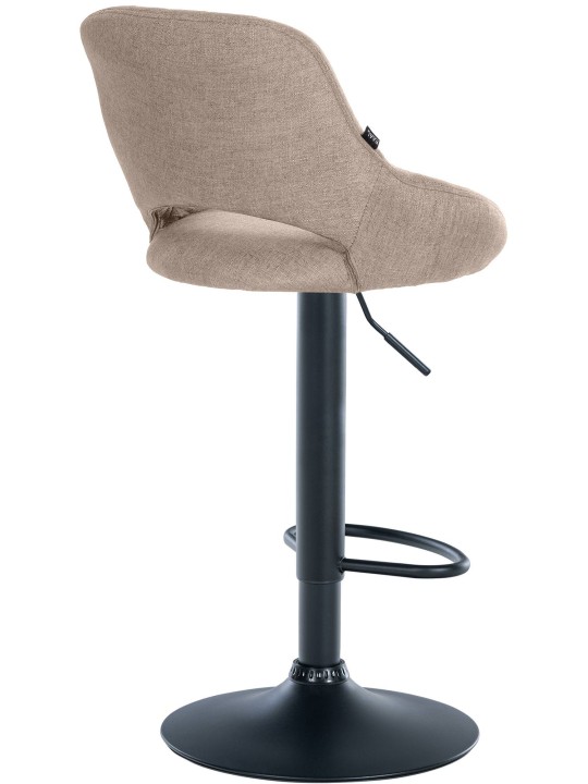 Barkruk Milet stof, taupe