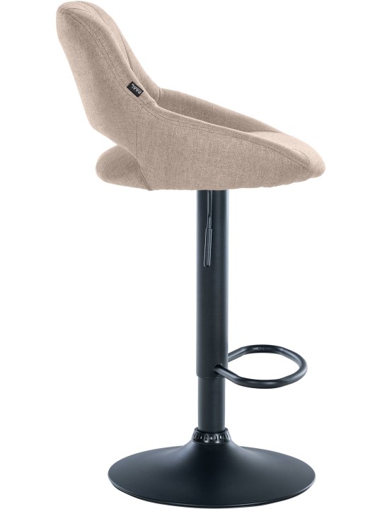 Barkruk Milet stof, taupe