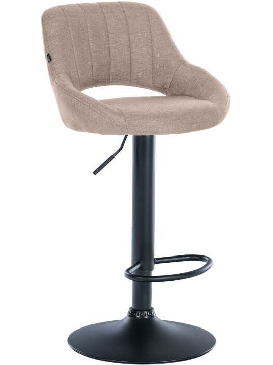 Barkruk Milet stof, taupe